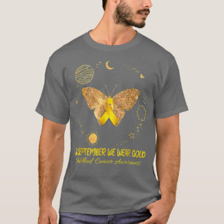 Im September tragen wir Gold Ribbon Butterfly Chil T-Shirt