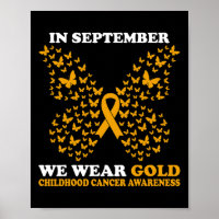 Im September tragen wir goldenes Kinderkrebs-Aware