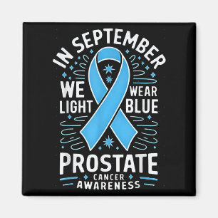 Im September tragen wir leichten blauen Prostatakr Magnet