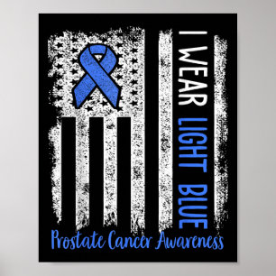 Im September tragen wir leichten blauen Prostatakr Poster