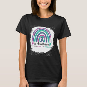 Im September tragen wir Lila und Aquamarine Bleiak T-Shirt