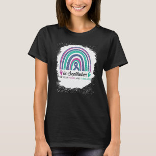 Im September tragen wir Lila und Aquamarine Blutun T-Shirt