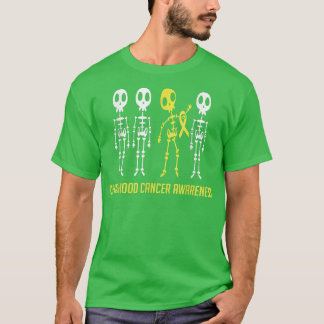 Im September tragen wir Skelett Kinderkrebs Awa T-Shirt
