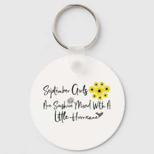 Im September werden die Mädchen mit etwas Sonnensc Schlüsselanhänger