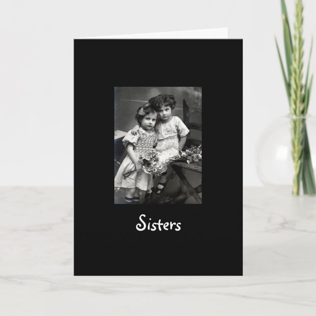 I'm So Glad You're My Sister Karte (Vorderseite)