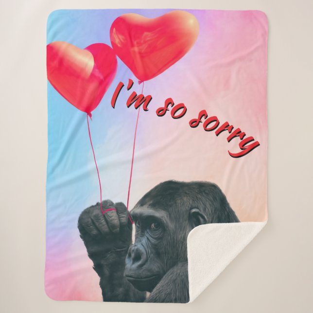 "I'm so sorry" Sherpadecke (Vorderseite)