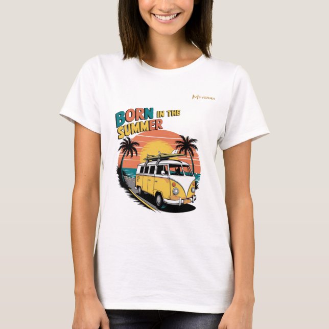 Im Sommer geboren  T-Shirt (Vorderseite)
