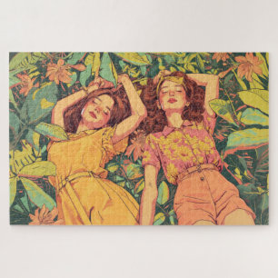 Im Sommer sich selbst überlassenes Puzzle
