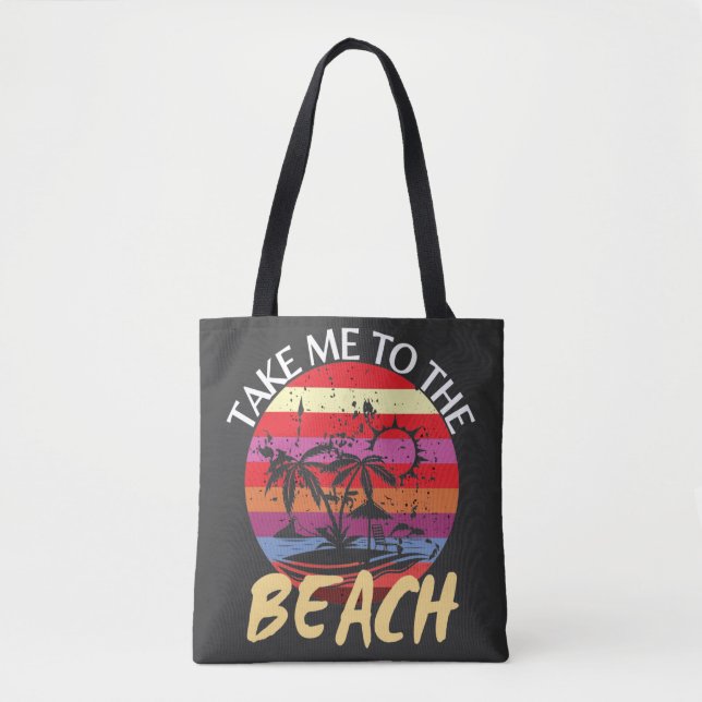Im Sommer Vintag bin ich am Strand (Vorderseite)