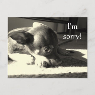 I'm sorry! postkarte