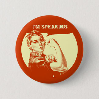 "I'm Speaking" Button-Button Button