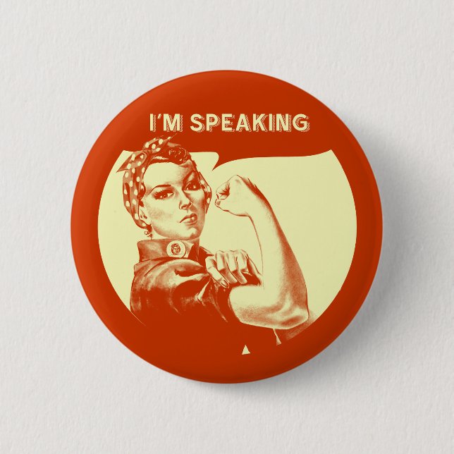 "I'm Speaking" Button-Button Button (Vorderseite)