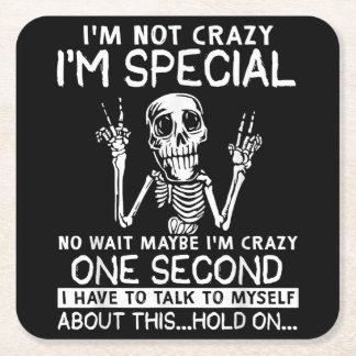 Im Special No Wait vielleicht im Crazy Skull Rechteckiger Pappuntersetzer