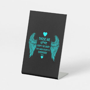 Im Speicher Bereaving und Loss Foto Print Card Wo Sockelschild