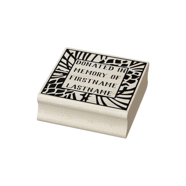 Im Speicher-Buchzeichen gespendet Gummistempel (Stempel)