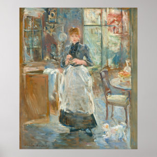 Im Speisesaal - Berthe Morisot Kunst Poster