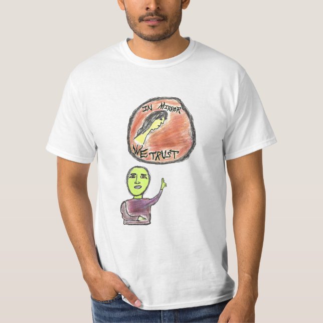 Im Spiegel vertrauen wir T - Shirt (Vorderseite)