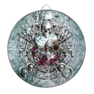 Im Spiegellandschaftsschädel Dartscheibe