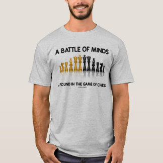 Im Spiel des Schachs findet man eine Schlacht der T-Shirt