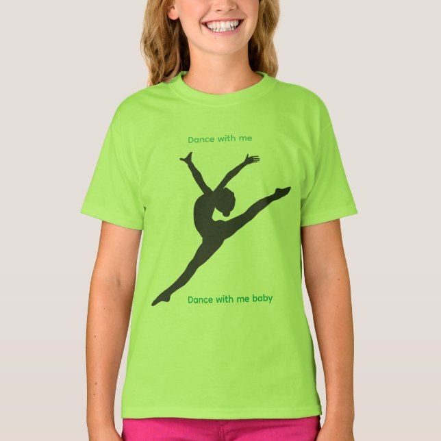 Im Spielplatz Limette farbenes T-Shirt (Vorderseite)