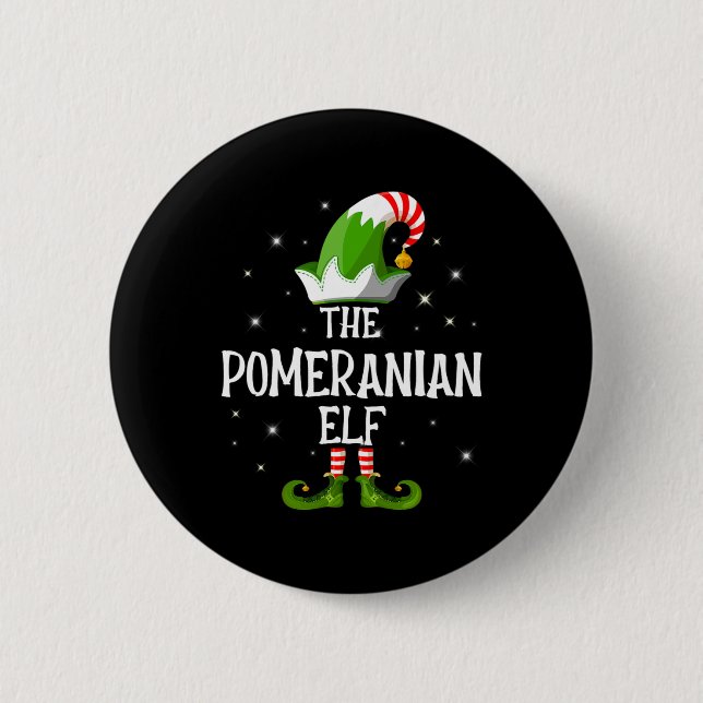 Im Spitz Elf Familie Matching Group Christ Button (Vorderseite)