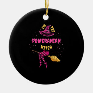 Im Spitz Hexenmeister Matching Keramik Ornament