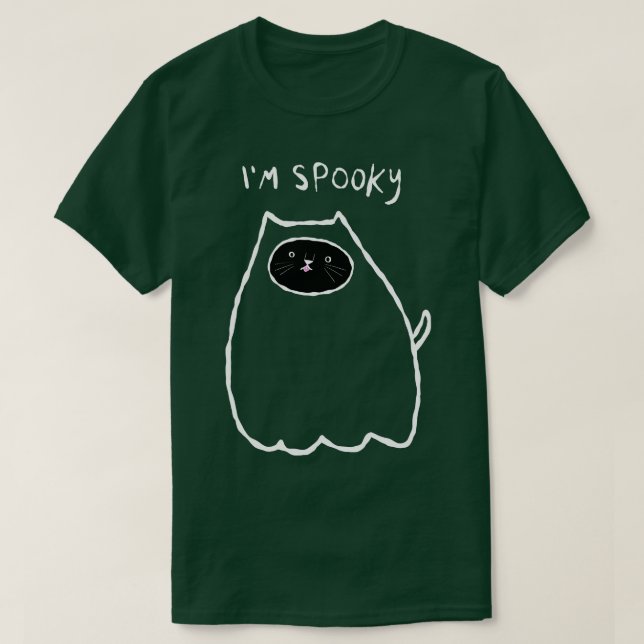 Im Spooky Cat T-Shirt (Design vorne)