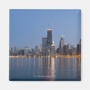 Im Stadtzentrum gelegene Chicago-Skyline Magnet
