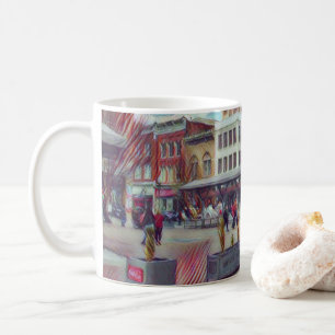 Im Stadtzentrum gelegene Markt-Roanoke-Tasse Kaffeetasse