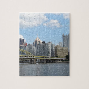 Im Stadtzentrum gelegene Pittsburgh-Skyline Puzzle