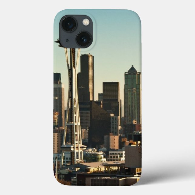 Im Stadtzentrum gelegene Seattle-Skyline und Case-Mate iPhone Hülle (Rückseite)