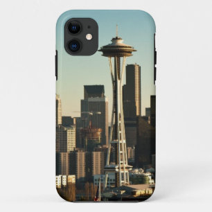 Im Stadtzentrum gelegene Seattle-Skyline und Case-Mate iPhone Hülle