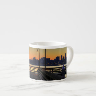 Im Stadtzentrum gelegene Skyline Seattles Espressotasse