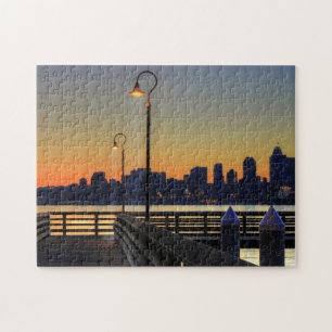 Im Stadtzentrum gelegene Skyline Seattles Puzzle