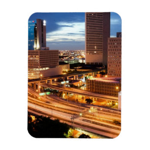 Im Stadtzentrum gelegene Stadt-Ansicht Magnet