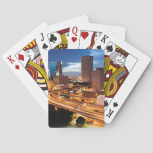 Im Stadtzentrum gelegene Stadt-Ansicht Spielkarten