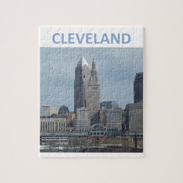 Im Stadtzentrum gelegenes Cleveland Puzzle (Vertikal)