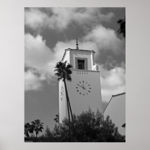 Im Stadtzentrum gelegenes Los Angeles Poster