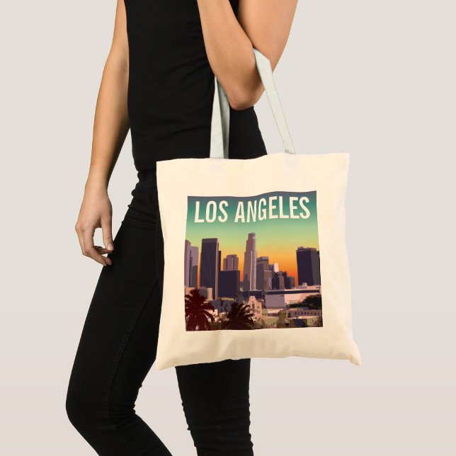 Im Stadtzentrum gelegenes Los Angeles - Tragetasche (Vorderseite (Produkt))