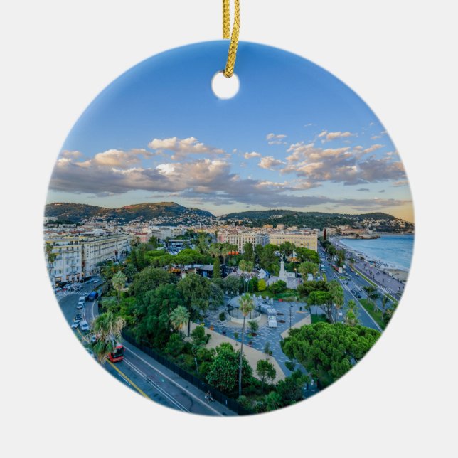 Im Stadtzentrum gelegenes Nizza, Frankreich Keramikornament (Vorne)