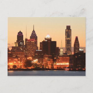 Im Stadtzentrum von Philadelphia, Pennsylvania bei Postkarte