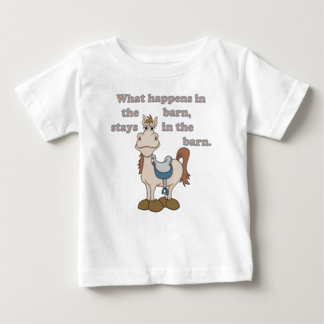 Im Stall Baby T-shirt (Vorderseite)