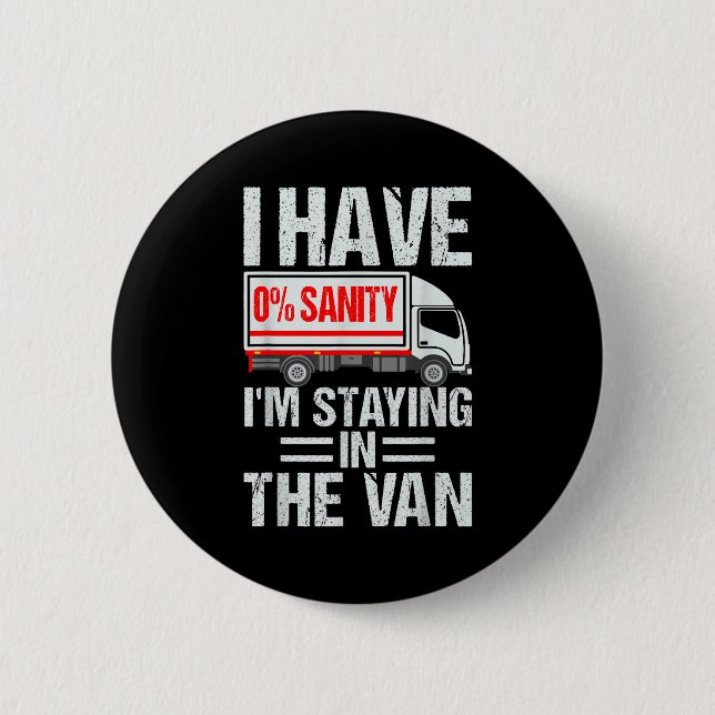 I'm Staying In Tha Van Funny Phasmophobia Gamer Me Button (Vorderseite)