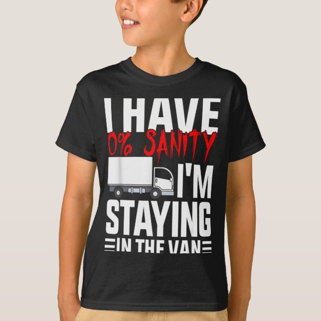 I'm Staying In Tha Van Funny Phasmophobia Gamer Wo T-Shirt (Vorderseite)