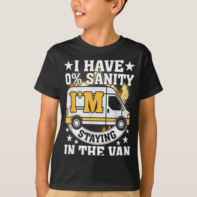 I'm Staying In Tha Van Funny Phasmophobia Women Ma T-Shirt (Vorderseite)