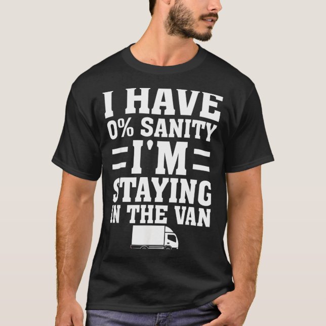 I'm Staying In Tha Van Phasmophobia Funny Gamer Me T-Shirt (Vorderseite)