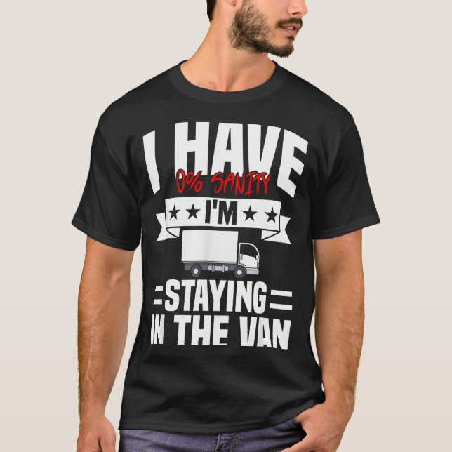 I'm Staying In Tha Van Phasmophobia Funny Gamer Me T-Shirt (Vorderseite)