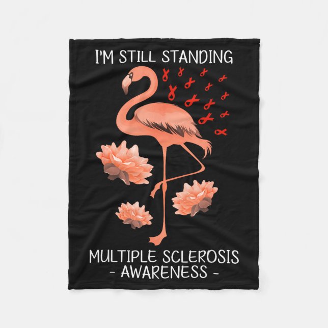 Im Still Standing Multiple Sclerosis Empowering Su Fleecedecke (Vorderseite)