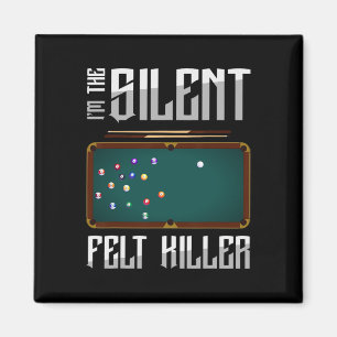 Im stillen Gefühl Killer Snooker Pool Billard P Magnet