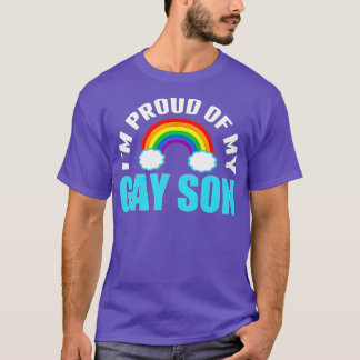 Im Stolz auf meine Gay Son LGBQ Mama oder Vater T-Shirt